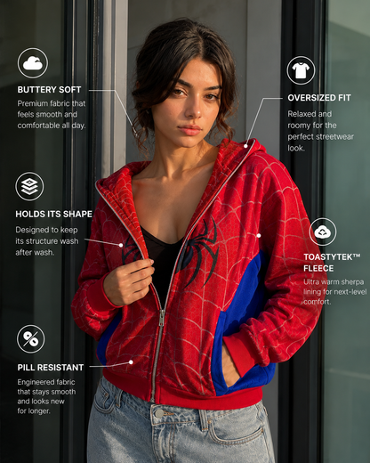 Full-Zip Web Hoodie