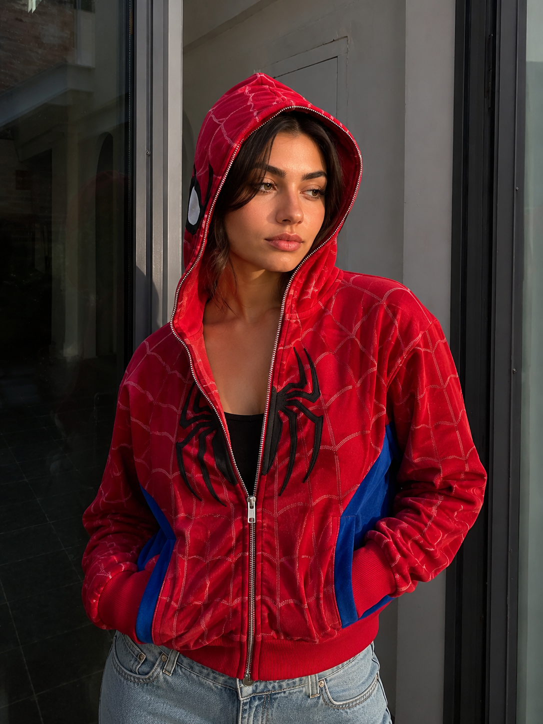 Full-Zip Web Hoodie