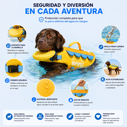 Chaleco Salvavidas para Perros